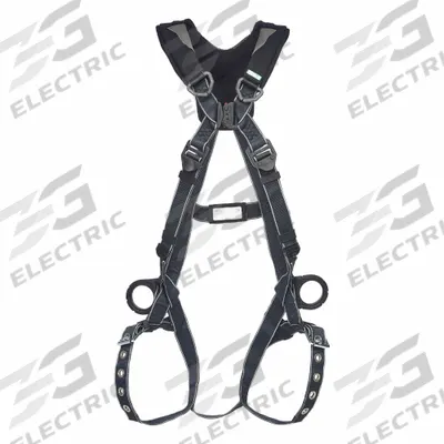 MSA Fall Protection Harness: Arc Flash, Confined Spaces/Gen Use/Welding, Vest Harness - Arc-Flash Rated Vest-Style Harnesses for Positioning