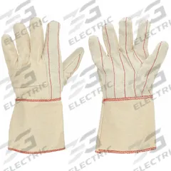 MCR SAFETY Knit Gloves: L ( 9 ), Glove Hand Protection, Uncoated, 500°F Max Temp, Cotton, 1 PR (MPN 9124G). Key specifications — Knit Material Color: Beige; Brand: MCR SAFETY.