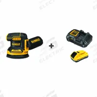 DW 20V MAX BL 5IN ROS (BARE) (MPN DCW210B/DCB2104C). Key specifications — attr658803: (1) Charger; attr658797: 4.0 Ah; attr658828: Cordless Sander Kit; attr658800: DEWALT; attr868314: 20 V.