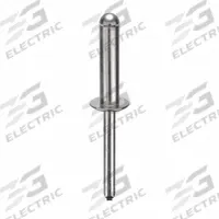 Blind Rivet,2 1/3 in L,1/4 in dia,PK100: Inch, 2 21/64 in Overall Lg, 1 in Body Lg, Open End, 100 PK (MPN U34142.025.0812). Key specifications — Brand: APPROVED VENDOR.