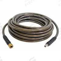 DEWALT Braided Hose: Mfr Part # 7103642, Steel, 50 ft Overall Lg, 3/8 in Overall Dia. Key specifications — Compatible with Manufacturer Model Number: DXPW3000E; Product Type: Braided Hose; Manufacturer Part Number: 7103642.