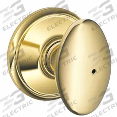 SCHLAGE RESIDENTIAL Door Lockset: Privacy Knob Locksets, Chrome (MPN F40 SIE 605X625). Key specifications — Lockset Style: Siena.