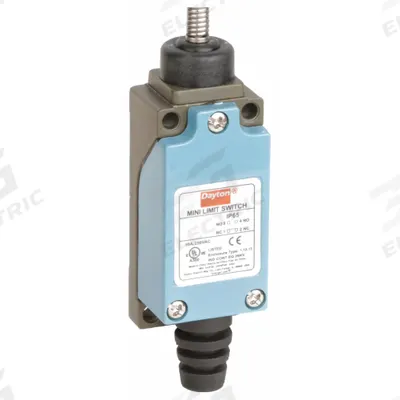 Dayton Limit Switch: Coil Spring, 4 Mounting Holes - Coil-Spring Wobble-Stick Limit Switches