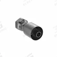 PARKER Hydraulic Crimp Fitting: Steel x Steel, Straight, -10 For Hose Dash Size, Female x Genderless (MPN 1JC77-10-10). Key specifications — Fitting Gender: Female x Genderless; Fitting Connection Type: ORS x Crimp; For Hose Dash Size: -10; Thread Size: 0.511"-27; Brand: PARKER.