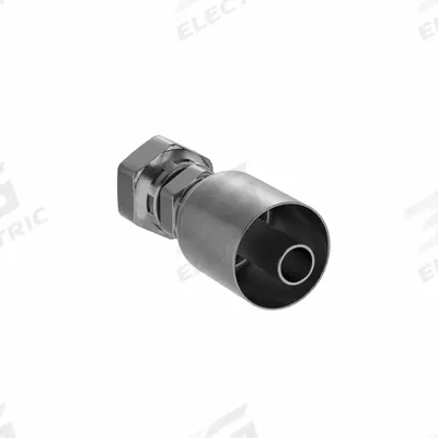 Parker Hydraulic Crimp Fitting: Steel x Steel, Straight, -10 For Hose Dash Size - Parker Crimp Hydraulic Hose Fittings with ORS Connection