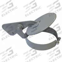 Exhaust Rain Cap: Chrome, Steel, Silver, Bolt Mounting (MPN 11917). Key specifications — Color: Silver; Material: Steel; Brand: ANTHES.