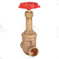 MILWAUKEE VALVE Gate Valve: 1/2 in, Bronze, Rising, Sweat x Sweat, 200 psi Max. Pressure (CWP) (MPN 149.5). Key specifications — Wedge Material: Bronze; Brand: MILWAUKEE VALVE; Bonnet Material: Bronze.