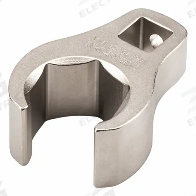 TEKTON Crowfoot Wrench: Steel, Satin Nickel, 3/8 in Drive Size, 13/16 in Head Size - SAE Flare Nut Crowfoot Wrenches