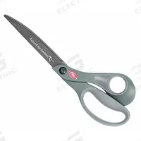 CLAUSS Shears: Right-Hand, 9 in Overall Lg, Straight, Titanium Bonded, Pointed, Gray (MPN 18524). Key specifications — attr308500: Titanium Bonded; attr308502: Gray; attr308505: Right-Hand; attr308522: Vinyl; attr324896: CLAUSS.