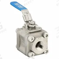 MILWAUKEE VALVE Manual Two-Way Ball Valve: 3/4 in, Stainless Steel, Straight, FNPT x FNPT (MPN 35FSSN0LL-034). Key specifications — Brand: MILWAUKEE VALVE; Seat Material: Polymer; Handle: Locking Lever.