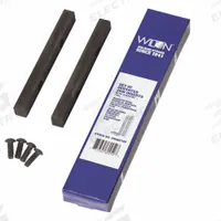 WILTON Serrated Vise Jaws: Steel, For 5 1/2 in Vise Jaw Wd, (4) Screws, 28806A (MPN 2908070P). Key specifications — attr865132: (4) Screws; attr867043: 28806A; attr663946: WILTON; attr923123: Steel.