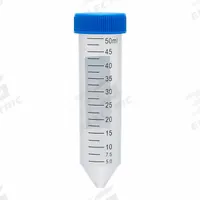 APPROVED VENDOR Centrifuge Tube: Centrifuge Tube, Polypropylene, 50 mL Capacity - mL, Conical, HDPE (MPN C2603). Key specifications — Brand: APPROVED VENDOR; Graduated: Yes; Closure Color: Natural; Includes: Attached Screw Caps; Includes Closure: Yes; Body Color: Natural; Bottom Shape: Conical; Body Material: Polypropylene.