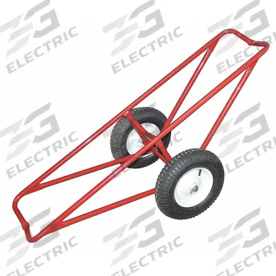 APPROVED VENDOR Cradle Dolly: 500 lb, Red, 34 in H x 25 in W - Cradle Dollies for Cylindrical Loads