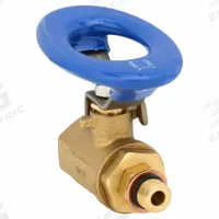 APPROVED VENDOR Manual Two-Way Ball Valve: 1/2 in, Brass, Straight, MNPT x FNPT, Full Port Ball Port (MPN G-BVOM-50). Key specifications — Brand: APPROVED VENDOR; Handle: Oval.