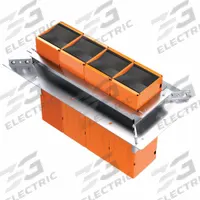 STI Fire Barrier Pathway: Rectangular, 10.5 in Overall Ht, 14 in Overall Lg, 18 in Overall Wd (MPN EZDG444S2). Key specifications — Brand: STI; Shape_Broad: Rectangular; Mounting Plates Included: Single Plate.