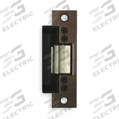 ADAMS RITE Electric Door Strike: 1 1/4 in Wd, 4 7/8 in Ht, Cylindrical, Bronze (MPN 7140-510-313-00). Key specifications — Brand: ADAMS RITE; Input Voltage: 24V; Performance Duty Rating: 2 - Medium Duty; Strike Type: Cylindrical.