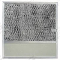 BROAN Range Hood Filter: 11.44 in x 11.81 in x 0.38 in, Aluminum, Mesh (MPN R610050). Key specifications — Brand: BROAN; Media Material: Aluminum; Frame or Header Material: Aluminum; Air Filter Construction: Mesh; Air Filter Item: Range Hood Filter; Compatible Manufacturer Part Number: QS136WW.