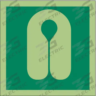IMO (International Maritime Organization) Safety Sign: Vinyl, Adhesive Sign Mounting - Square Life Jacket Symbol Signs