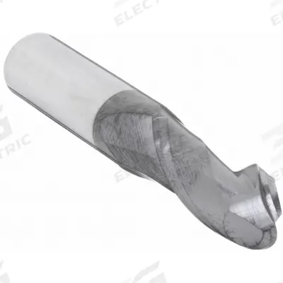 APPROVED VENDOR Ball End Mill: Carbide, AlTiN Coated, 2 Flute, 12 mm Mill Dia, 25 mm LOC - General Purpose Carbide Ball End Mills