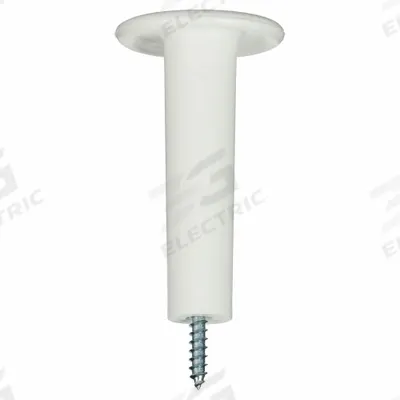 HUBBELL PREMISE WIRING Cable Routing Spool with screw: With Screw, Mounting Screws - Voice & Data Wiring Block Accessories