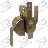 LIFE SAVER Door Lockset: Office Paddle Locksets, Stainless Steel, ADA Compliant (MPN 5PDD/32D)
