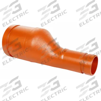 GRUVLOK Metal Pipe Straight: Eccentric Reducer, 12 in x 10 in, Ductile Iron - Grooved Pipe Fittings
