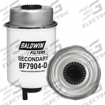 BALDWIN FILTERS Fuel Filter: Cartridge, 6 1/16 in Overall Lg, 3 3/8 in Outside Dia - Can-Type Fuel/Water Separators