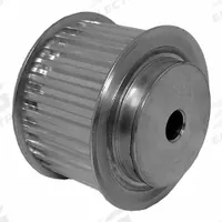 DAYTON Timing Pulley: Trapezoidal, Plain, For T5 Timing Belt Section, For 25 mm Belt Wd, 30 Teeth (MPN 36T5/30-2). Key specifications — Brand: DAYTON; Tooth Profile: Trapezoidal; Finish: Plain.