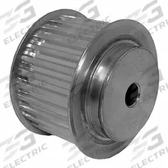 DAYTON Timing Pulley: Trapezoidal, Plain, For T5 Timing Belt Section, For 25 mm Belt Wd, 30 Teeth (MPN 36T5/30-2). Key specifications — Brand: DAYTON; Tooth Profile: Trapezoidal; Finish: Plain.