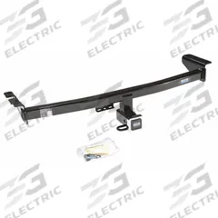 REESE Step Bumper Receiver: III, 5,000 lb Gross Trailer Wt Capacity, 500 lb Tongue Wt, Steel (MPN 75152). Key specifications — Finish: Powder Coated; Drilling Required: No; Vehicle Make: Volvo; Vehicle Model: XC90; Brand: REESE.