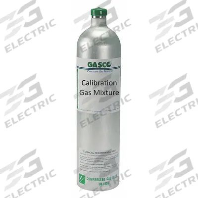 GASCO Calibration Gas: Nitrogen, Disposable, +/-5% Accuracy, NH3, Calibration Gas - Calibration Gases for Portable Gas Detectors