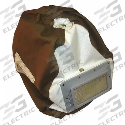ALC Deluxe Blast Hood: 11 in W x 8 1/2 in L, 3x5 Lens/Bump Cap - Abrasive Blasting Hoods