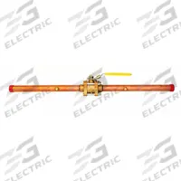 MILWAUKEE VALVE Manual Two-Way Ball Valve: 3 in, Bronze, Straight, MNPT x Tube, Full Port Ball Port (MPN 18099S). Key specifications — Brand: MILWAUKEE VALVE; Cleaned and Bagged: Valve Cleaned and Bagged; Handle: Locking Lever.