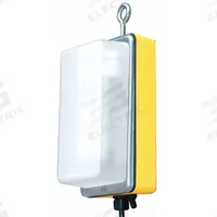 W F HARRIS LIGHTING Temporary Job Site Light: Fluorescent, Corded, Magnetic Light, 120V AC, Eye Bolt (MPN 30-WL-42-PLT). Key specifications — Plug Type: Three Prong NEMA 5-15; Lamp Guard: Polycarbonate; Includes Bulb: Yes; Brand: W F HARRIS LIGHTING; Cord Designation: SJTOW; Cord Wire Gauge: 18 AWG; Job Light Type: Magnetic Light; Lighting Technology: Fluorescent.