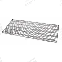 QUANTUM Wire Shelf: 72 in x 24 in, 1 Shelves, Split Sleeve, 1,000 lb Load Capacity, Dry, Silver (MPN 2472CHD). Key specifications — Recommended Environment: Dry; Material: Steel; Brand: QUANTUM; Color: Silver; Finish: Chrome.