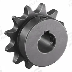 TSUBAKI Single Strand Sprocket: 41, For 1/2 in Chain Pitch, 5/8 in Bore Dia, 12 Teeth, Steel (MPN 41B12F-5/8). Key specifications — Brand: TSUBAKI.