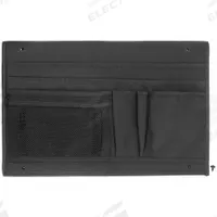 PELICAN Lid Organizer: 16 1/4 in x 10 1/2 in, 4 Compartments, 4 Openings, Hook and Loop Straps (MPN 1509). Key specifications — Compatible Manufacturer Model Number: 1500; Attachment Type: Hook and Loop Straps; Material: Leather/Nylon; Color: Black; Brand: PELICAN.
