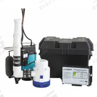 LITTLE GIANT Sump/Battery Back-Up System: 1/3 hp, 115V AC, 28 ft Max. Head (Primary Pump), 12V DC (MPN 506411). Key specifications — Rated Voltage (Secondary Pump): 12V DC; Brand: LITTLE GIANT; Series: SPBS-10HF-6; Primary Pump Rated Voltage: 115V AC.