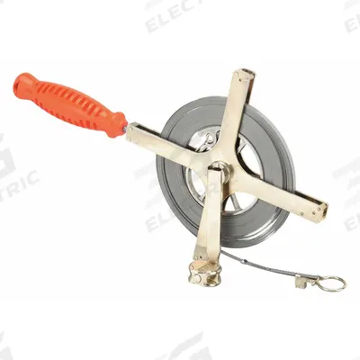 CRESCENT LUFKIN Derrick Tape Measure: 100 ft, Ring Tip, Steel, SAE, 100 ft Blade Lg (SAE) - Liquid Remaining (Innage) Gauging Tapes