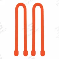 NITE IZE Gear Tie: Orange, 6 in Lg, 2 PK (MPN GT6-2PK-31). Key specifications — Color: Orange; Brand: NITE IZE; Pack: Small Pack.