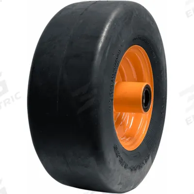 HI-RUN Tires and Wheels: 15X6.00-6/4.50 Tire Size, Lawn Mower Tire, Smooth - Lawn Mower Tires