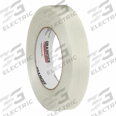 GRAINGER Strapping Tape: 5.9 mil Tape Thick, 1 in x 60 yd, Clear - Medium-Duty Strapping Tape