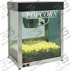 Home Contemporary Popcorn Maker: 6 oz/8 oz, Gray, Stainless Steel, 27 1/2 in Overall Ht, 120V AC (MPN GR8A1X-NSX-X). Key specifications — Brand: CRETORS; Manufacturer Part Number: GR8A1X-NSX-X; Voltage: 120V AC; Capacity: 8 oz; Material: Stainless Steel.
