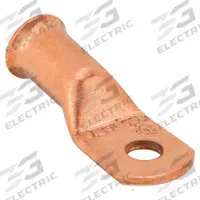 WESTWARD Lug: Crimpable Side Terminal, Crimp/Solder, Copper, 2 ga, 1/4 in Stud Size, Straight (MPN 23YZ21). Key specifications — Shape: Straight; Raised Pads: No; Lug Type: Crimpable Side Terminal; Contact Material: Copper; Gauge: 2 ga; Stud Size: 1/4 in; Brand: WESTWARD.