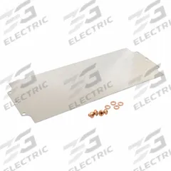 HAMMOND Inner Panel: Back Panel Panel, 13.54 in Overall Ht, 5.7 in Overall Wd, Steel, Galvanized (MPN 1590ZGRP163PL). Key specifications — Panel Style: Back Panel; Brand: HAMMOND; Finish: Galvanized; Manufacturer Part Number: 1590ZGRP163PL; Material: Steel.