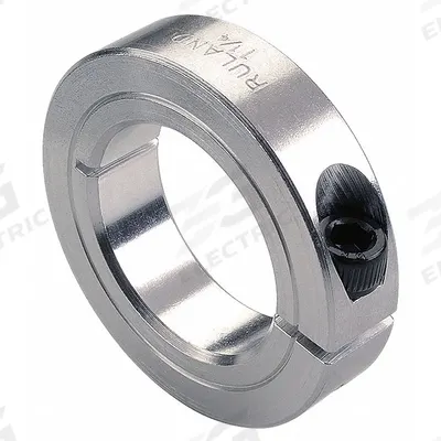 RULAND MANUFACTURING Shaft Collar: 1-Piece, Metric, Round, Clamp-On, 34 mm Bore Dia - Aluminum Shaft Collars