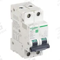 SCHNEIDER IEC Supplementary Protector: 20 A Amps, 14kA at 240V AC, Screw Clamp, C60SP, C (MPN M9F22220). Key specifications — Terminal Connection: Screw Clamp; AC Voltage Rating: 240/415/440V AC; Curve Type: C; DC Voltage Rating: Not Rated; Max. AIR Rating: 14kA at 240V AC; Series: C60SP; Brand: SCHNEIDER.