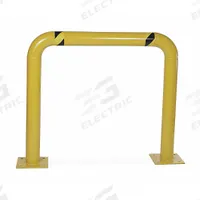 APPROVED VENDOR Machine Guard: Straight, 24 in Top Rail Ht, Mount Hardware Not Included, Guardrail (MPN 1GUE4). Key specifications — Color: Yellow; Material: Steel; Rail Mounting Style: Floor Mounted; Includes Mid-Rail: Mid-Rail Not Included.