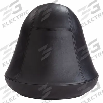 SAFCO PRODUCTS Ball Chair: 16 3/4 in Max Overall Ht, 17 in Overall Wd, Swivel, Black - Active Chairs