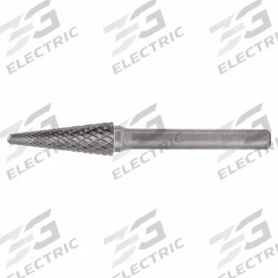 CLE-LINE Carbide Bur: Ball-Nosed Cone, SL-42, Double Cut, 1/8" x 1/2" Head - Double-Cut Ball-Nosed Cone Burs